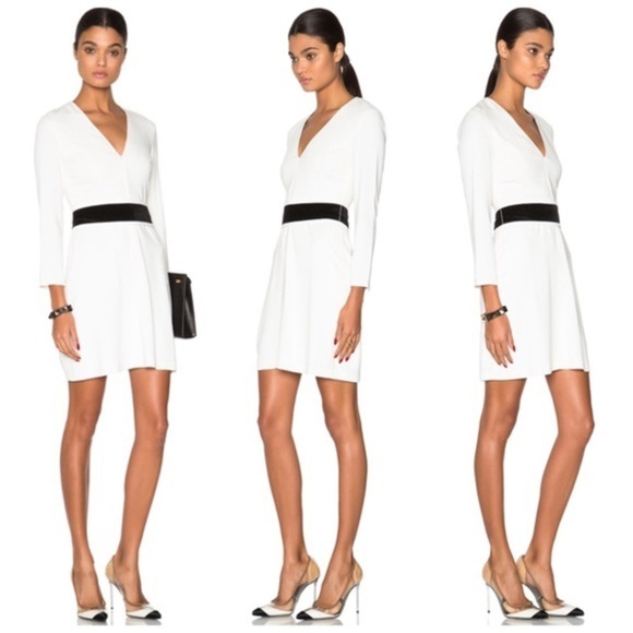 𝅺A.L.C. Carter crepe zip front belted dress - Picture 2 of 5